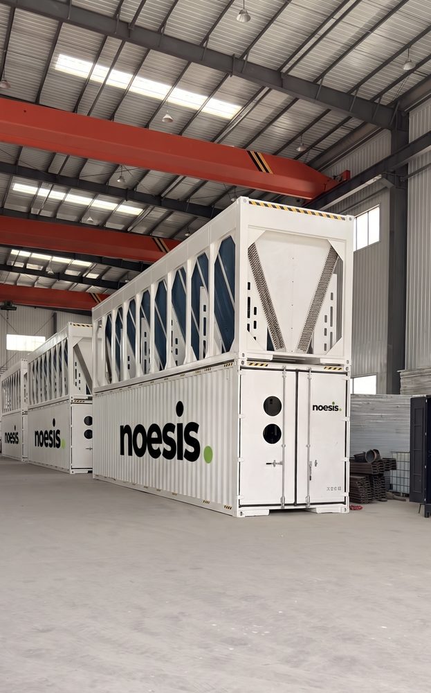 NOESIS containerised units on the factory floor